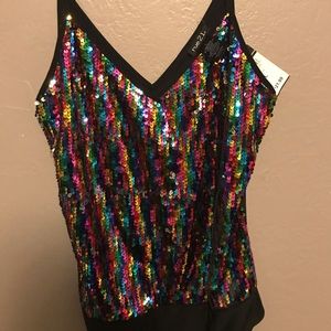 NWT Sequin Bodysuit